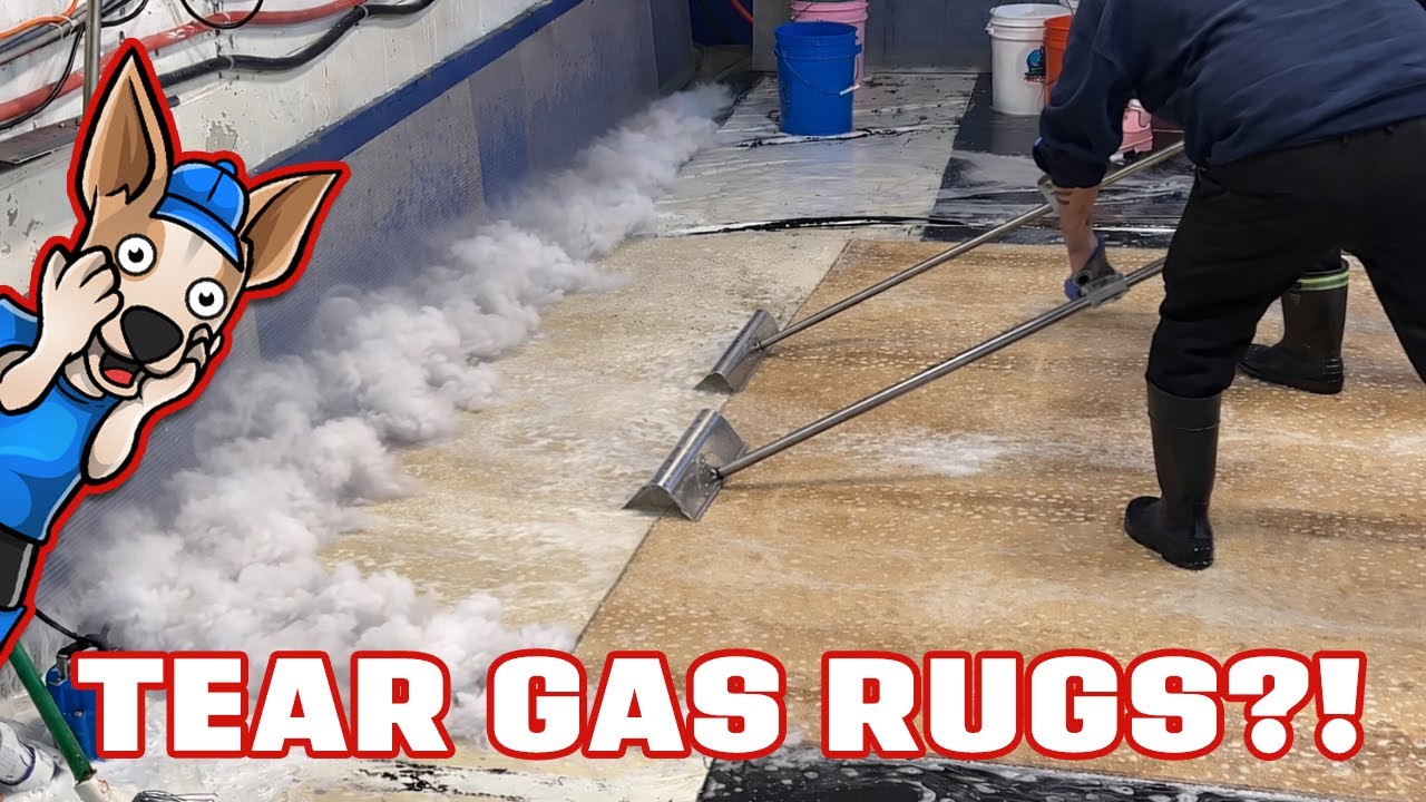 Gas Gas Rug Tear Gas Residue Removal | Complete Rug Decontamination - YouTube