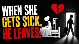 When She Gets Sick He Leaves