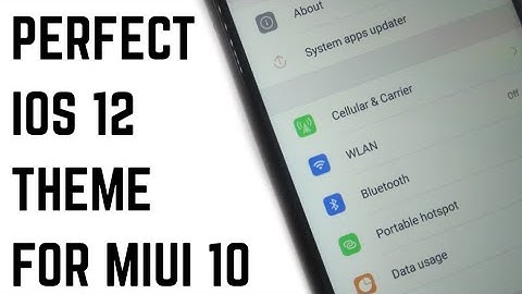Perfect IOS Theme For Miui 9/10 | Change Everything | New System Ui
