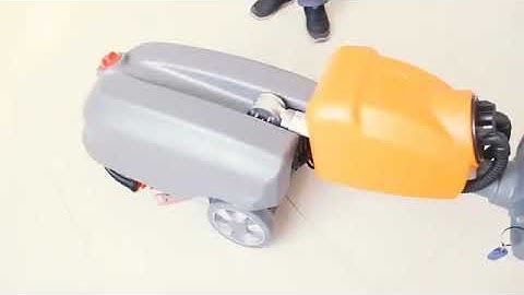 Sunmax Battery Floor Scrubber RT15 - Professional Walk-Behind Floor Scrubber Demo