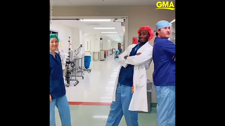 With no handshaking allowed these medical residents did the 'corona foot shake'