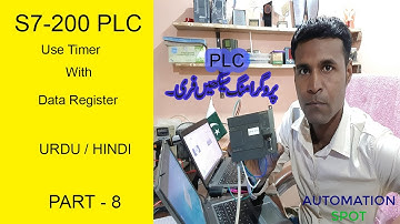 How to Use Timer With Data Register in S7-200 Plc | Part 8