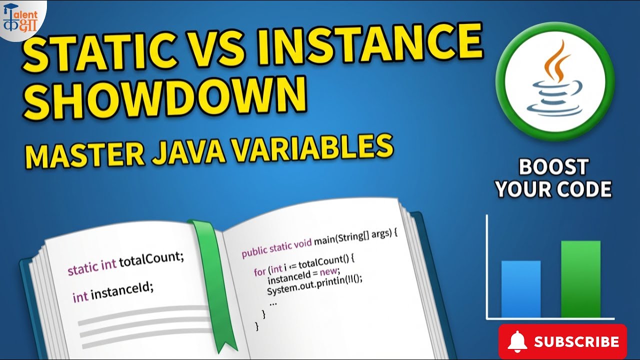 Java Static Variables vs Instance Variables