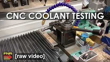 CNC Lathe Computer Controlled Coolant Prototype [RAW VIDEO]