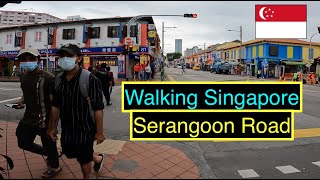 [4K] Walking Singapore Little India: Serangoon Road