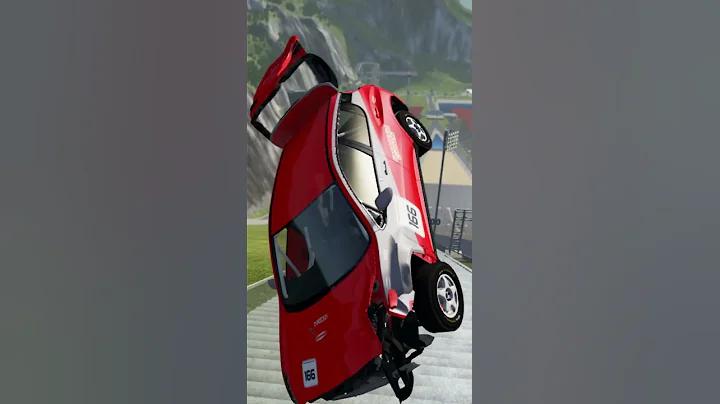 Cars VS Stairs #2 - BeamNG.Drive #Shorts