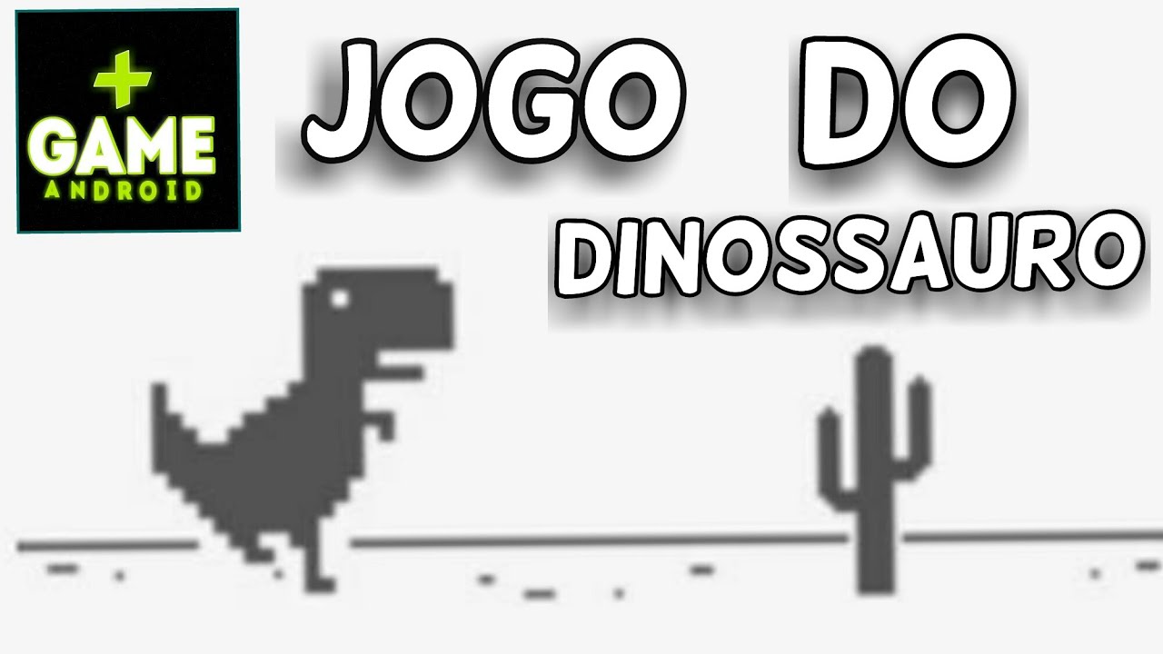 Como JOGAR o JOGO do DINOSSAURO com INTERNET (Google Chrome, Opera) 