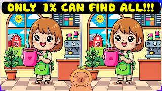 [Spot the Difference Brain Training] Use your sharp eyes and smart brain to solve this puzzle |CAPY