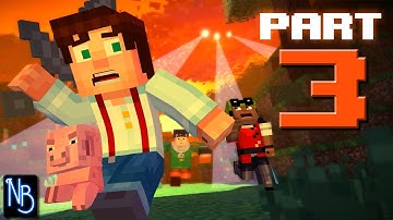 Minecraft Story Mode (Episode 4) Walkthrough Part 3 No Commentary