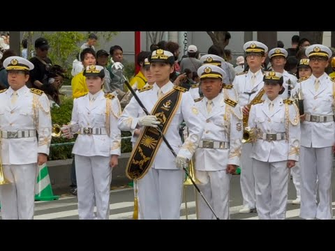 海自 佐世保音楽隊パレード（博多どんたく港まつり2025）フル 2025.5.3