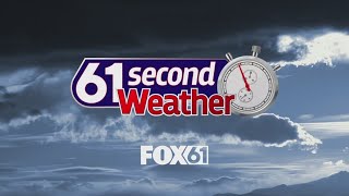 Chance for isolated storm today otherwise mostly cloudy