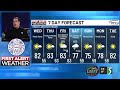 Rain chances finally showing up in the First Alert Forecast!