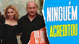 WAJNGARTEN JUSTIFICA IDA AO SHOW COM FOTO DE MADONNA COM NETANYAHU DE 2009 | Galãs Feios