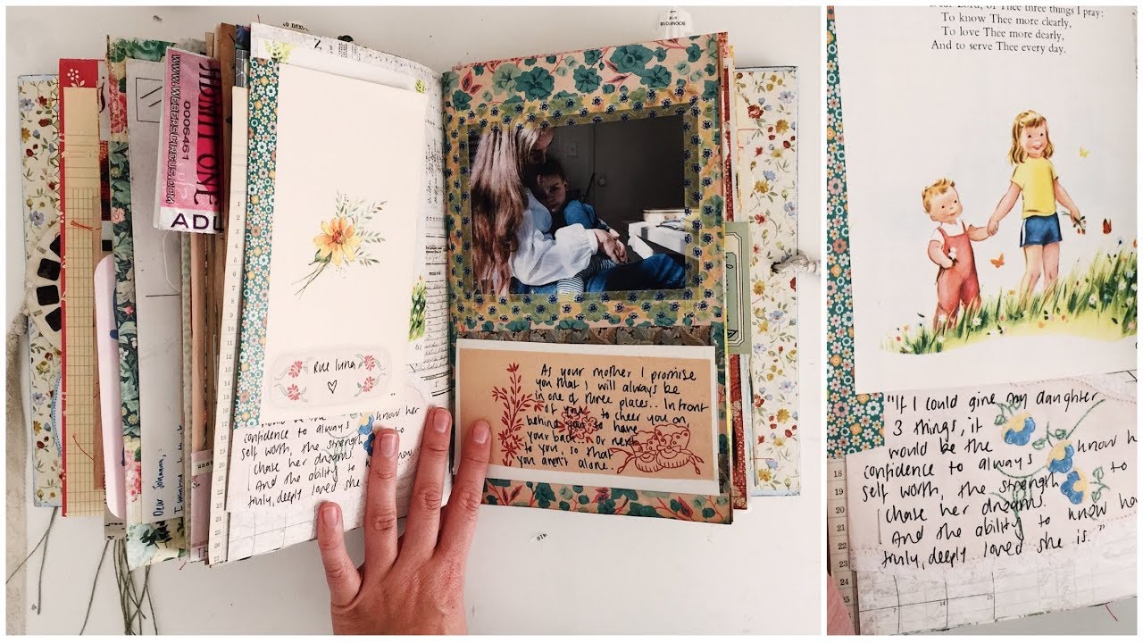 Junk Journal With Me | Ep 31 | Journaling Process Video