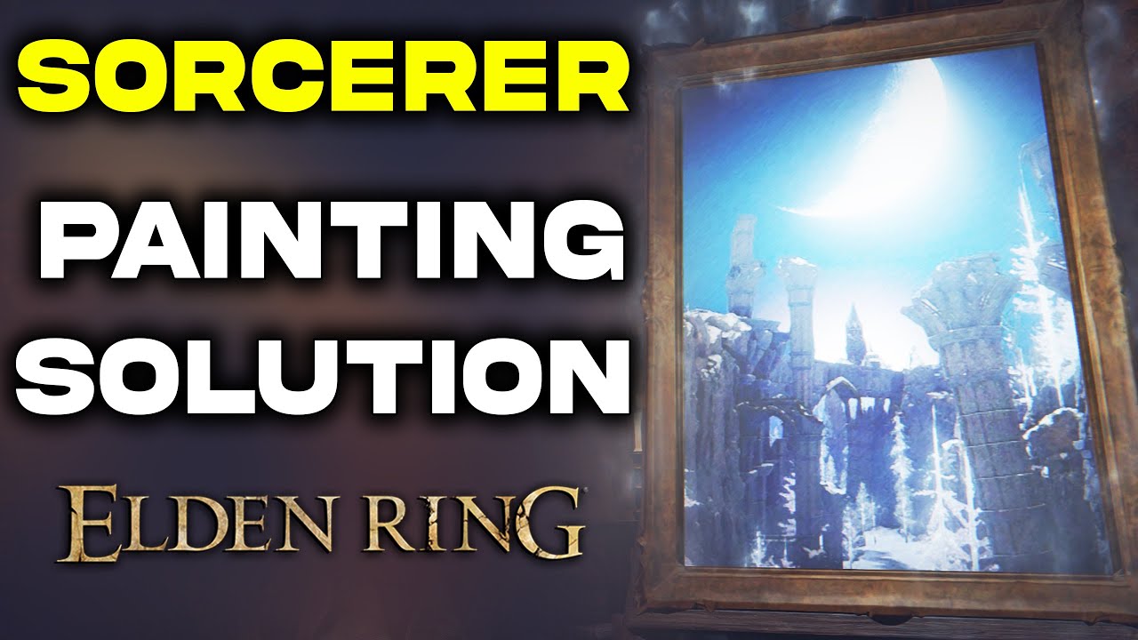 Elden Ring SORCERER Painting Puzzle Painting Solution Guide Artist