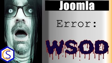 When ~Error~ is the Only Thing Showing on Your Joomla Site (White Screen Of Death)