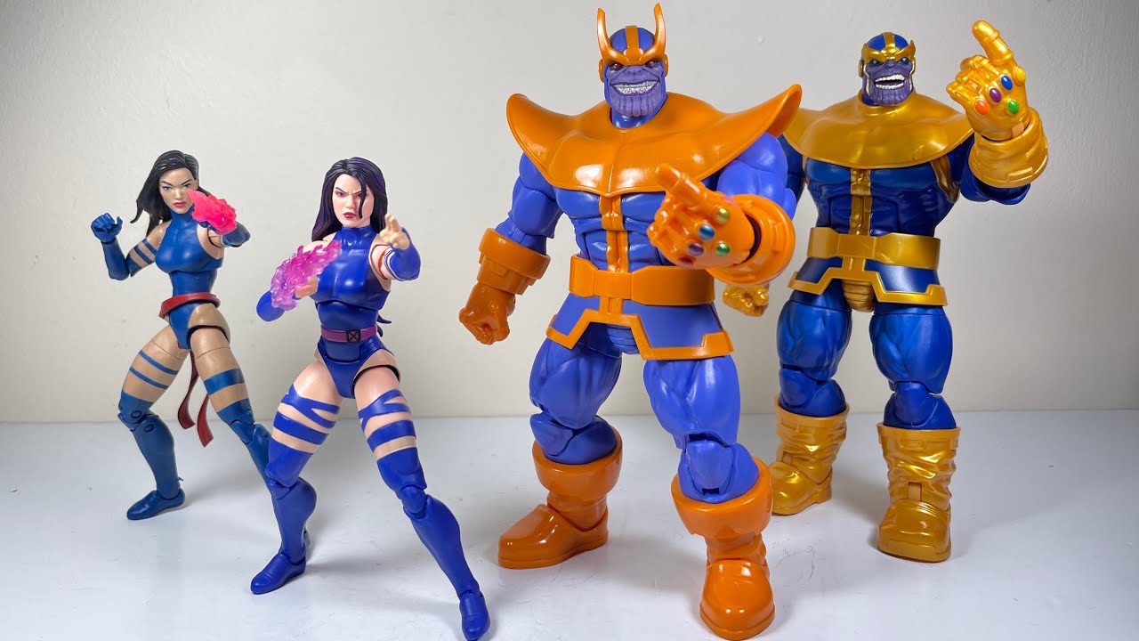 Marvel Legends Psylocke vs Thanos Gamerverse Review - YouTube