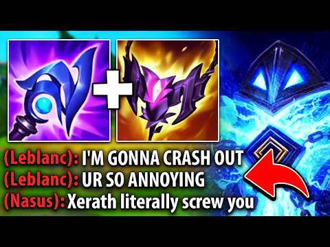 The enemies have a mental breakdown after facing my Xerath (THEY GOT EMBARRASED)