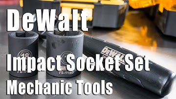 DeWalt Impact Socket Set Video Review DWMT74739