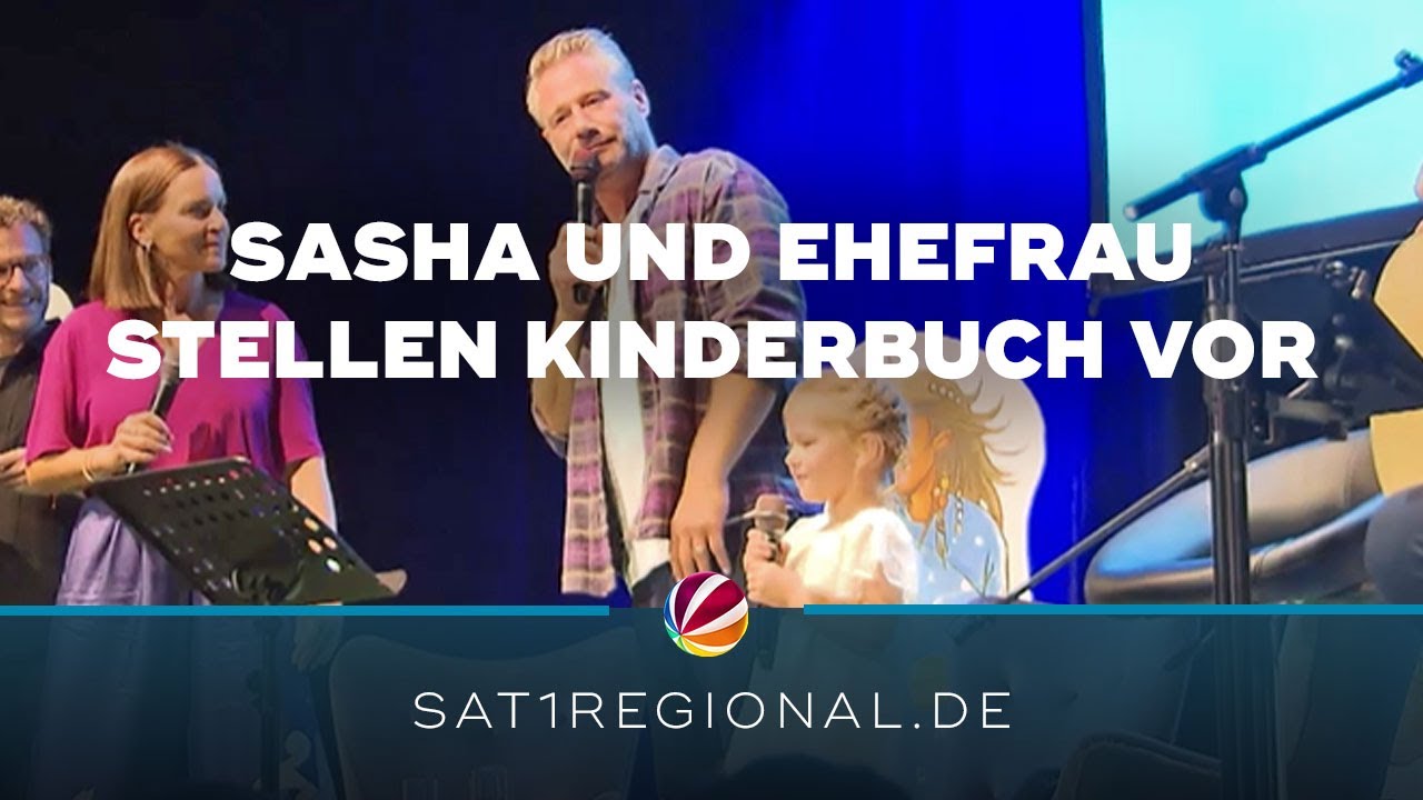 Sänger Sasha stellt mit Ehefrau gemeinsames Kinderbuch vor