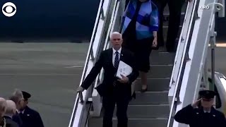 WEB EXTRA: Vice President Mike Pence Elbow Bumps