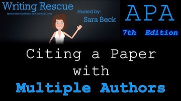 Citing Sources with More than One Author in APA Style, 7th edition: Episode 2