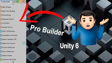Как открыть окно ProBuilder в Unity 6? (2025)