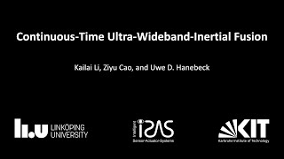 [Open-Source] Continuous-Time Ultra-Wideband-Inertial Fusion