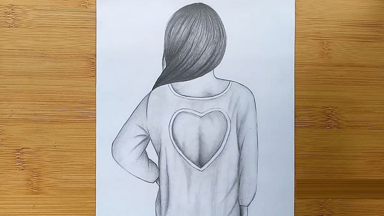 A Girl Wearing a Mask - Pencil Sketch || How to draw a girl || Maskeli bir  kız nasıl çizilir - YouTube