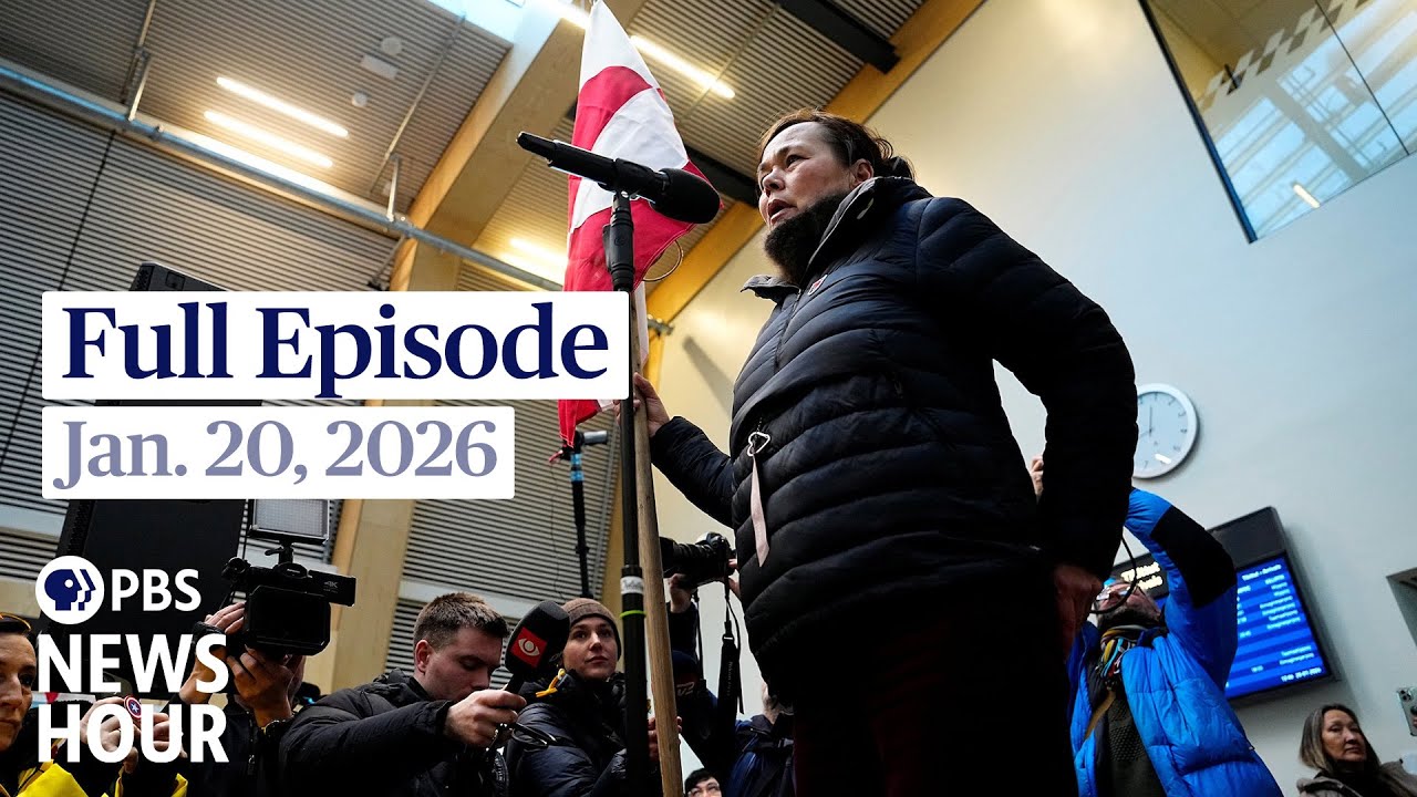 PBS News Hour full episode, Jan. 20, 2026