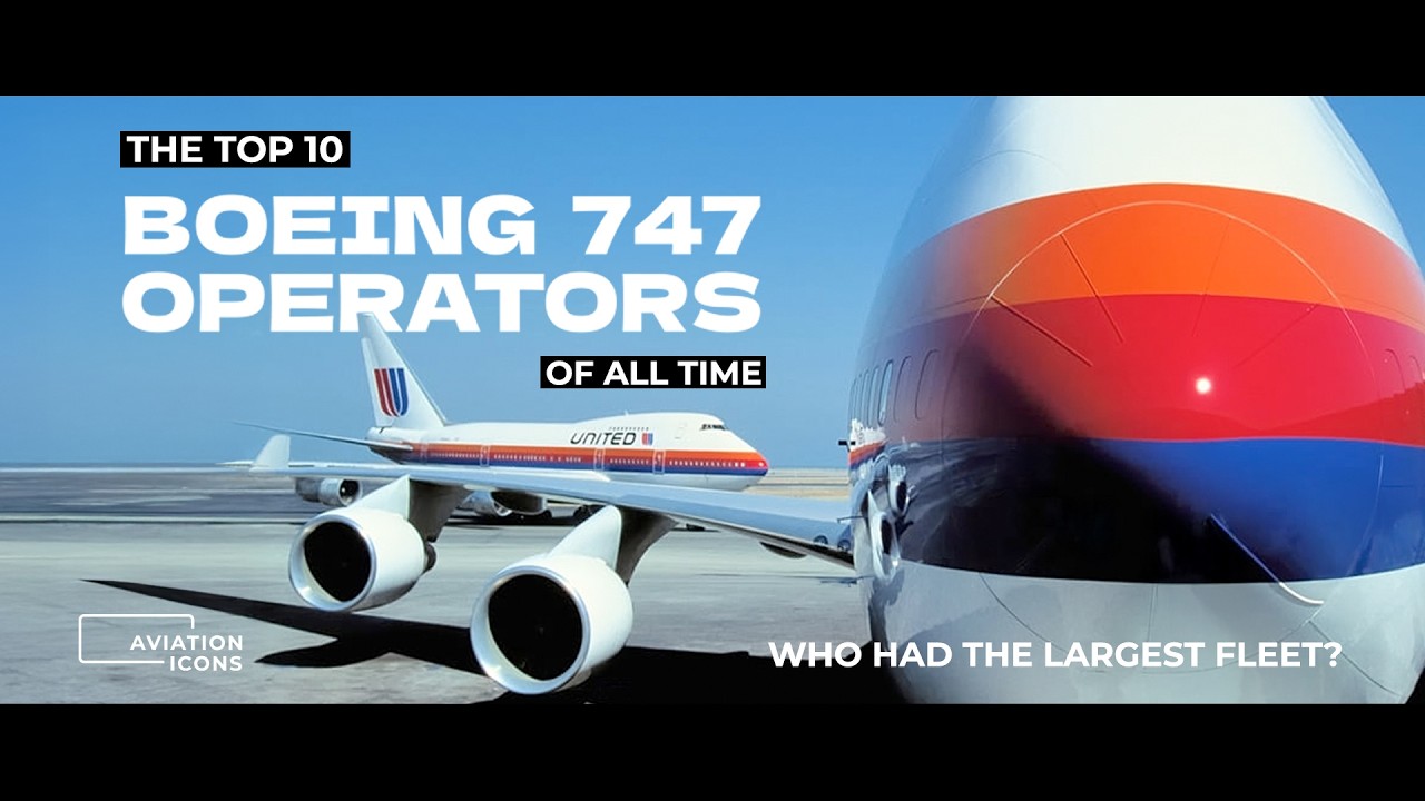 TOP 10: Largest BOEING 747 Operators Of All Time (Passenger Airlines ...