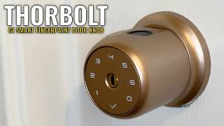 ThorBolt G1 Fingerprint Door Knob Lock with Keypad