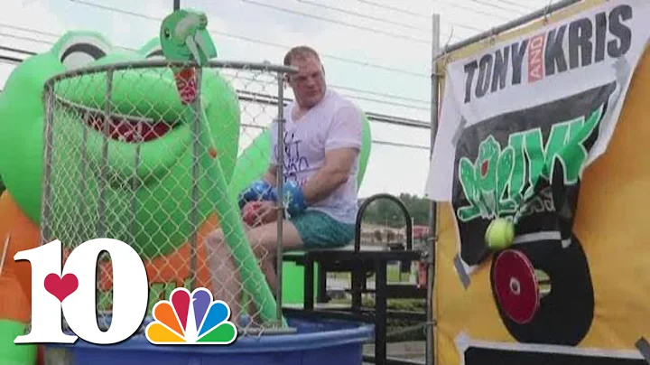 Mayor Glenn Jacobs gets dunked during 'Sinko De Ma...