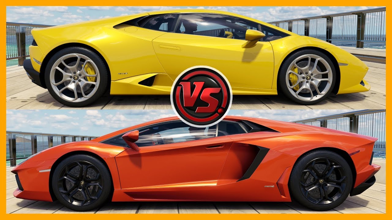 Lamborghini Huracan vs Lamborghini Aventador - YouTube