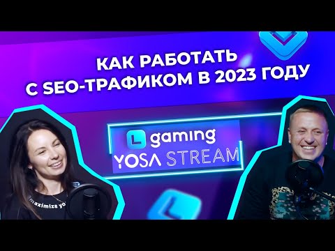 Как работать с SEO-трафиком в 2023 году (Стрим YOSA & LGaming)
