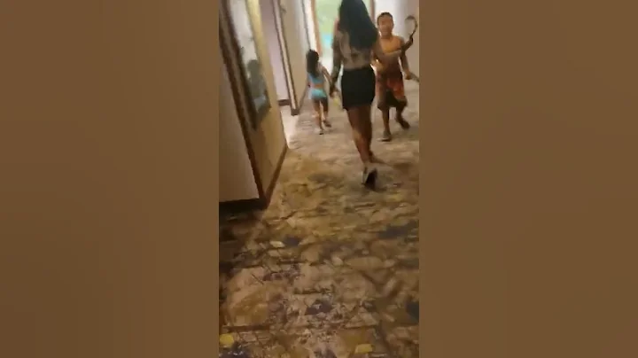 At the pool