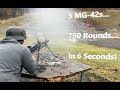 Shooting 5 mg42s hitlers buzzsaw at once simulating dday on omaha beach