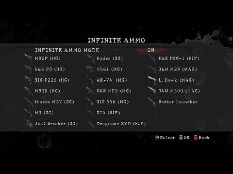 Resident Evil 5 *HOW TO GET INFINITE Guide - YouTube