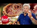 This Prosciutto-Stuffed Bread Is "The Official Football Of Flavortown" | Diners, Drive-Ins & Dives