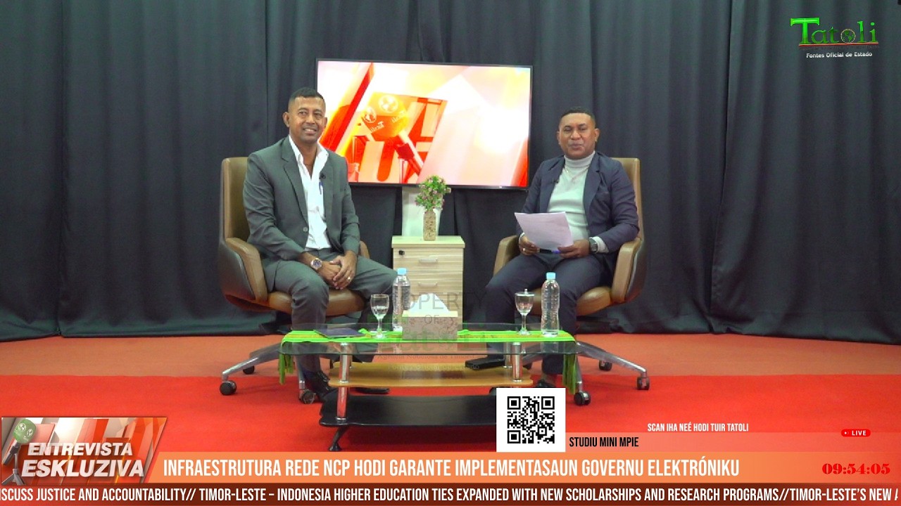 ENTREVISTA ESKLUZIVA - Infraestrutura rede NCP hodi garante implementasaun governu elektróniku