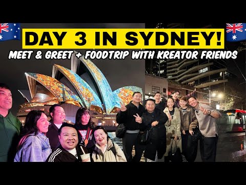 Meeting our Sydney Fam | Opera House, Theeca Pancakes, Best Thai food! 🇦🇺