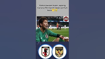 Kiper Jepang kecewa tidak pernah sentuh bola 😂#shorts  #indonesiavsjepang #kualifikasipialadunia2026