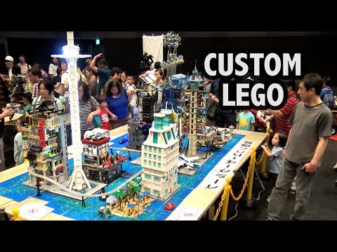 LEGO Futuristic City Layout | Japan Brickfest 2018