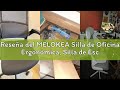 Reseña del MELOKEA Silla de Oficina Ergonómica, Silla de Escritorio con Reposacabezas Ajustable, Rep