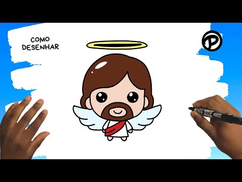 COMO DESENHAR JESUS KAWAII