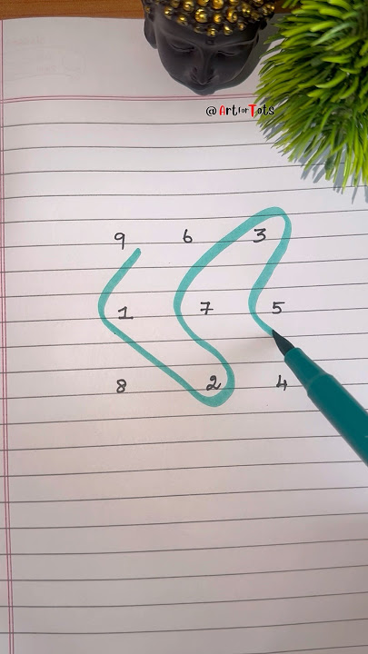 🌀Fun With Number #trending #numbers #art #shorts #youtubeshorts #123 #fun #funny