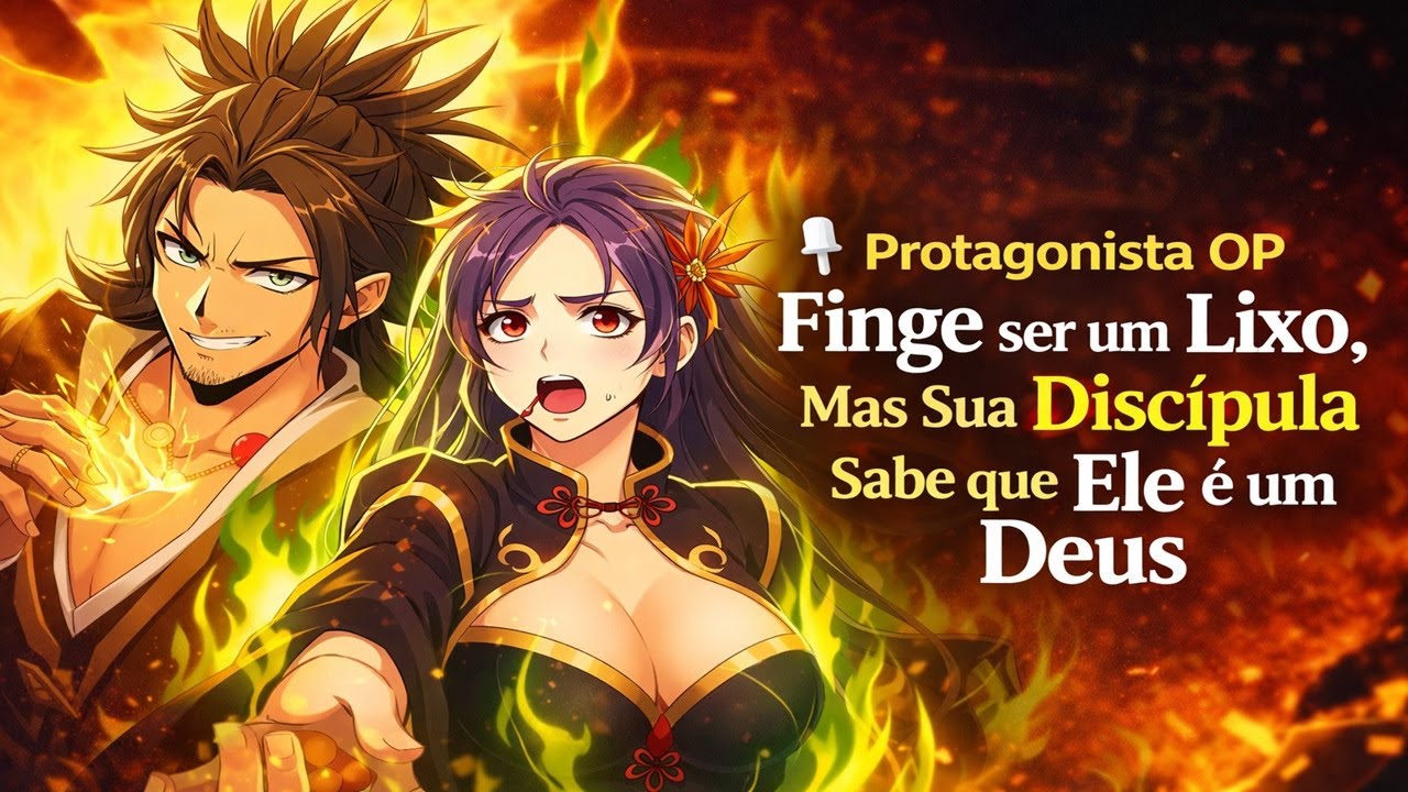 Protagonista OP Finge ser um Lixo, Mas Sua Discípula Sabe que Ele é um Deus
