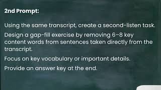 Build a Listening Lesson with AI — Part 1: From Script to Tasks (DLS Tech Tuesday Episode 7)