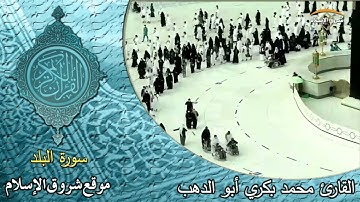 سورة البلد ( القارئ محمد بكري أبو الدهب )