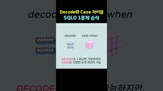 Summary of the critical difference between DECODE and CASE and SQLD function problems.